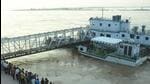 MV Gangavihar docked at Gandhi Ghat in Patna. (HT photo) MV Gangavihar docked at Gandhi Ghat in Patna. (HT photo)