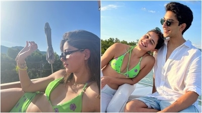 Find out the price of Ananya Panday's floral bikini for holidaying in Thailand inside. (Instagram) Find out the price of Ananya Panday's floral bikini for holidaying in Thailand inside. (Instagram)