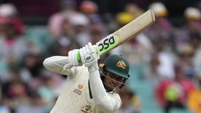 Usman Khawaja in action for Australia. (AP) Usman Khawaja in action for Australia. (AP)