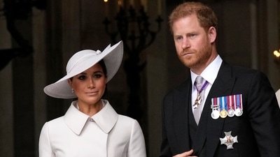 Prince Harry-Meghan Markle: Prince Harry and Meghan Markle, Duke and Duchess of Sussex are seen. (AP) Prince Harry-Meghan Markle: Prince Harry and Meghan Markle, Duke and Duchess of Sussex are seen. (AP)