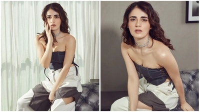 Radhika Madan's stylish Instagram posts make it safe for us to call her synonymous with fashion. From traditional to trendy western fits, the actor can pull off any look effortlessly like a true boss lady. In her latest post, she can be seen acing streetwear. (Instagram/@radhikamadan) Radhika Madan's stylish Instagram posts make it safe for us to call her synonymous with fashion. From traditional to trendy western fits, the actor can pull off any look effortlessly like a true boss lady. In her latest post, she can be seen acing streetwear. (Instagram/@radhikamadan)