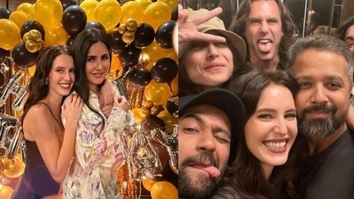 Katrina Kaif, Vicky Kaushal, and others at Isabelle Kaif's birthday bash. Katrina Kaif, Vicky Kaushal, and others at Isabelle Kaif's birthday bash.