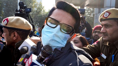Shankar Mishra, accused of urinating on a woman passenger on an Air India flight from New York to Delhi, being taken away by the police from the DCP office at IGI Airport in New Delhi, (PTI) Shankar Mishra, accused of urinating on a woman passenger on an Air India flight from New York to Delhi, being taken away by the police from the DCP office at IGI Airport in New Delhi, (PTI)