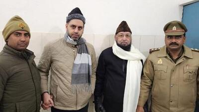 The Qureshi father and son duo were held from Chandni Mahal area of Delhi by special task force of UP police (ANI Photo) The Qureshi father and son duo were held from Chandni Mahal area of Delhi by special task force of UP police (ANI Photo)