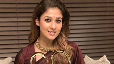 Nayanthara talked about how it isn't 'easy to be in the industry for 18-19 years'. Nayanthara talked about how it isn't 'easy to be in the industry for 18-19 years'.
