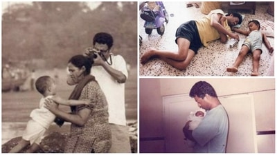 Babil Khan has shared unseen pics with father Irrfan Khan. Babil Khan has shared unseen pics with father Irrfan Khan.