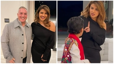 Priyanka Chopra at the Last Film Show screening and reception.