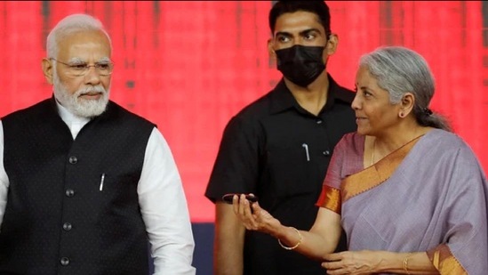 Prime Minister Narendra Modi and Finance Minister Nirmala Sitharaman. Prime Minister Narendra Modi and Finance Minister Nirmala Sitharaman.