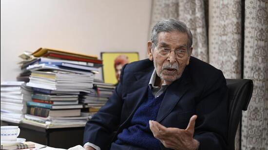 Former CDRI director Dr Nityananand. (Deepak Gupta/HT Photo)