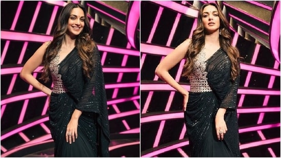Kiara Advani's desi vibes in a modern saree is a must-have for brides-to-be. (Instagram)