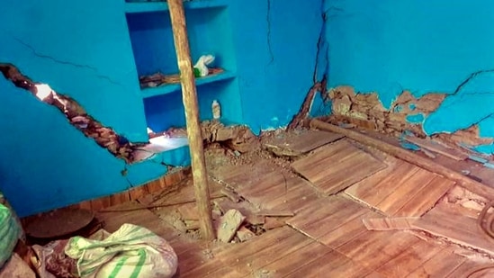 Uttarakhand Chief Minister Pushkar Singh Dhami on Saturday ordered an immediate evacuation of around 600 families living in houses which have developed huge cracks and are at risk in Joshimath town which is sinking. (PTI)