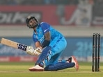 India's Suryakumar Yadav bats during the third Twenty20 cricket match between India and Sri Lanka in Rajkot, India, Saturday, Jan. 7, 2023. (AP) India's Suryakumar Yadav bats during the third Twenty20 cricket match between India and Sri Lanka in Rajkot, India, Saturday, Jan. 7, 2023. (AP)