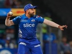 Rohit Sharma in action for Mumbai Indians (MI).(PTI) Rohit Sharma in action for Mumbai Indians (MI).(PTI)