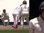 Screengrab of the moment when Australia conceded five penalty runs in the match(Twitter) Screengrab of the moment when Australia conceded five penalty runs in the match(Twitter)