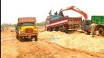 With the revenue collection just one-third of the target so far and most of the districts showing unsatisfactory performance,minister Ramanand Yadav told the officials to step up efforts and crack down on illegal sand mining, transportation, and storage by the mafia. (HT Photo) With the revenue collection just one-third of the target so far and most of the districts showing unsatisfactory performance,minister Ramanand Yadav told the officials to step up efforts and crack down on illegal sand mining, transportation, and storage by the mafia. (HT Photo)