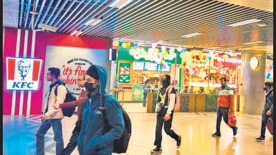 Food hub at Hauz Khas station keeps Metro registers ringing Food hub at Hauz Khas station keeps Metro registers ringing