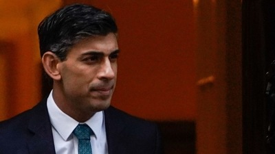 Britain's Prime Minister Rishi Sunak leaves 10 Downing Street in London. (AFP file) Britain's Prime Minister Rishi Sunak leaves 10 Downing Street in London. (AFP file)