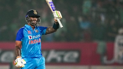 Suryakumar Yadav (PTI) Suryakumar Yadav (PTI)