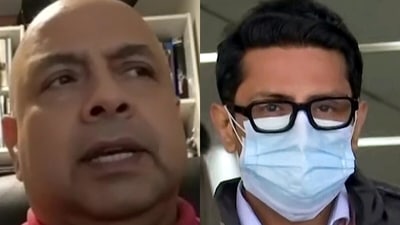 Sugata Bhattacharjee and Shankar Mishra. (ANI/PTI) Sugata Bhattacharjee and Shankar Mishra. (ANI/PTI)