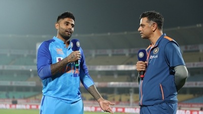 Suryakumar Yadav's sensationa knock has led to some former cricketers putting him above the likes of AB de Villiers and Chris Gayle (BCCI) Suryakumar Yadav's sensationa knock has led to some former cricketers putting him above the likes of AB de Villiers and Chris Gayle (BCCI)
