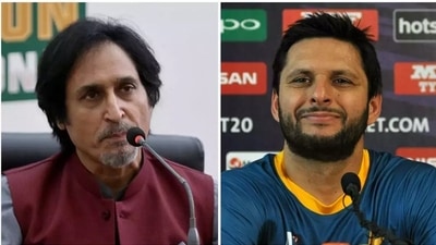 Ramiz Raja and Shahid Afridi Ramiz Raja and Shahid Afridi