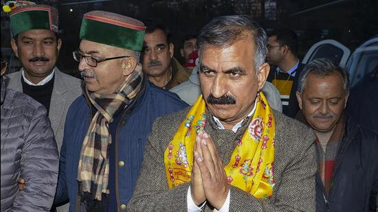 Himachal Pradesh chief minister Sukhvinder Singh Sukhu. (PTI)