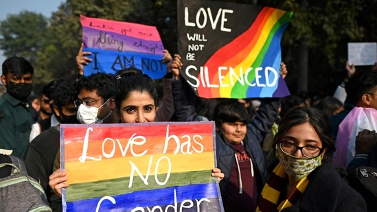 The Supreme Court is set to hear in March a clutch of petitions from gay couples seeking the same marital rights as heterosexual couples.(AFP)