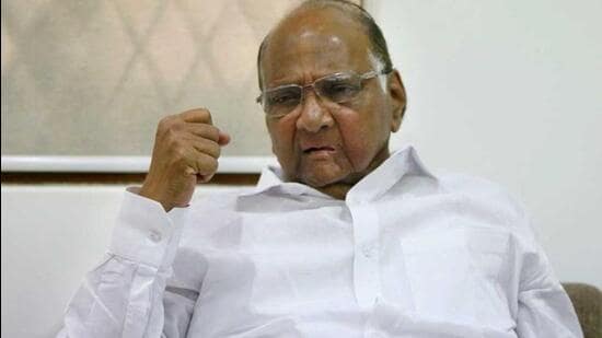 Nationalist Congress Party (NCP) president Sharad Pawar. (HT FILE PHOTO)