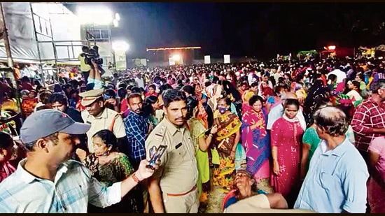 The immediate provocation for the issuance of the government order was the two stampede incidents at the public rallies of Telugu Desam Party president N Chandrababu Naidu. (ANI)