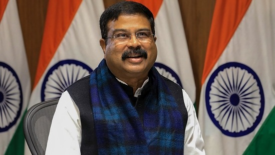 Union Education Minister Dharmendra Pradhan has responded to MP Karti P Chidambaram's letters requesting relaxation in eligibility criteria of JEE Mains and Advanced exams (PTI)