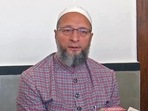 All India Majlis-e-Ittehadul Muslimeen (AIMIM) MP Asaduddin Owaisi.(ANI)