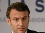 Emmanuel Macron: France's President Emmanuel Macron is seen. 