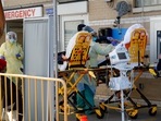 New York: If the nurses strike, patients are likely to see disruptions in care such as emergency room visits and childbirth.(AP) New York: If the nurses strike, patients are likely to see disruptions in care such as emergency room visits and childbirth.(AP)