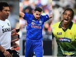 Sachin Tendulkar; Umran Malik; Shoaib Akhtar Sachin Tendulkar; Umran Malik; Shoaib Akhtar