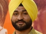 Haryana minister for sports and youth affairs Sandeep Singh (HT PHOTO)
