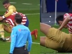 Ferran Torres and Stefan Savic get into a brawl.(Instagram) Ferran Torres and Stefan Savic get into a brawl.(Instagram)