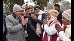 Bihar chief minister Nitish Kumar interacts with people during his 'Samadhan Yatra' in Chapra on Monday. (HT Photo) Bihar chief minister Nitish Kumar interacts with people during his 'Samadhan Yatra' in Chapra on Monday. (HT Photo)