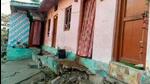 Cracks appearing at houses in Joshimath in Chamoli district. (PTI photo)