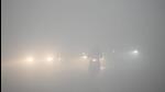 The fog reduced visibility to 25 metres at Safdarjung. (HT PHOTO) The fog reduced visibility to 25 metres at Safdarjung. (HT PHOTO)