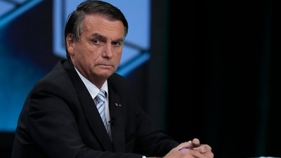 Former Brazilian President Jair Bolsonaro. (AP)