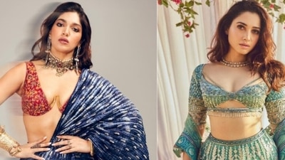 Actors Bhumi Pednekar and Tamannaah Bhatia were on a film roundtable together. Actors Bhumi Pednekar and Tamannaah Bhatia were on a film roundtable together.