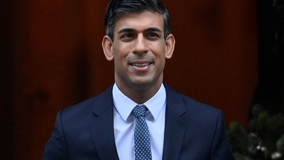 Rishi Sunak On Royal Family: British Prime Minister Rishi Sunak walks outside Downing Street. (Reuters)