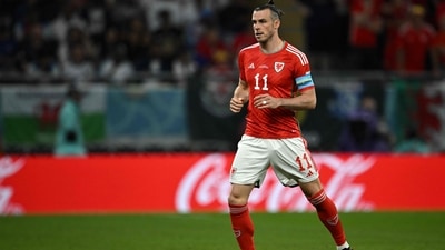 Gareth Bale in action for Wales. (AFP) Gareth Bale in action for Wales. (AFP)