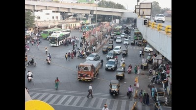 Local police have to be often deployed as highway traffic gets blocked for hours on end. (HT PHOTO) Local police have to be often deployed as highway traffic gets blocked for hours on end. (HT PHOTO)