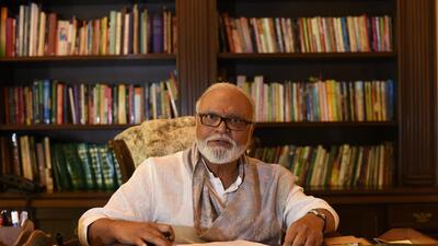 Mumbai, India - April 17, 2019: NCP leader Chhagan Bhujbal during interview at Bhujbal Farms in Nashik , India, on Wednesday, April 17, 2019. (Photo by Pramod Thakur/ Hindustan Times) (Hindustan Times)
