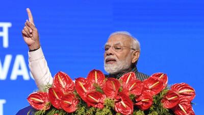 PM Modi hailed the work done by the diaspora, including their role in development and in keeping Indian culture alive. (MEA India | Twitter)