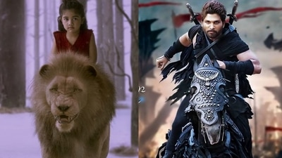 Allu Arha's look in Shaakuntalam has left internet comparing her to Allu Arjun. Allu Arha's look in Shaakuntalam has left internet comparing her to Allu Arjun.
