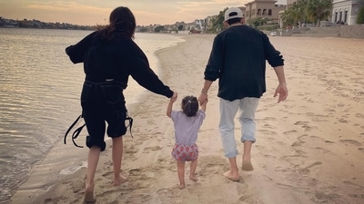 Anushka Sharma and her daughter Vamika featured along with Virat Kohli in a new post shared by the cricketer. Anushka Sharma and her daughter Vamika featured along with Virat Kohli in a new post shared by the cricketer.