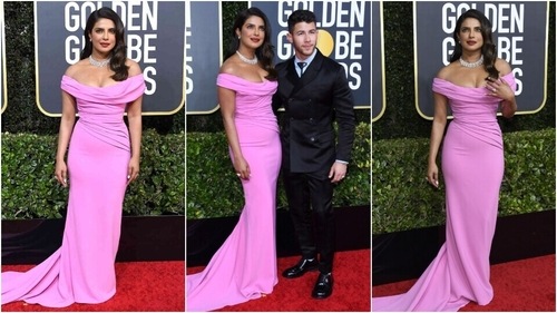Priyanka Chopra and Nick Jonas at the Golden Globe Awards 2020. Priyanka Chopra and Nick Jonas at the Golden Globe Awards 2020.