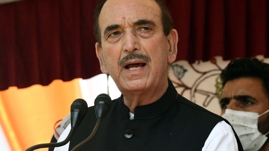 (File) Ghulam Nabi Azad. 